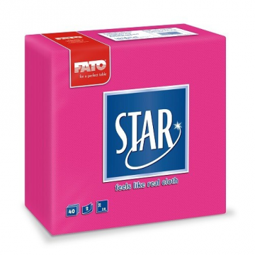 Fato Star szalvéta 2r 38x38cm fuxia