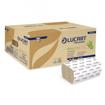 Lucart Eco natural V2 hajtogatott kéztörlő